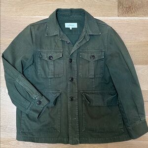 THE GREAT. Olive Utility Jacket